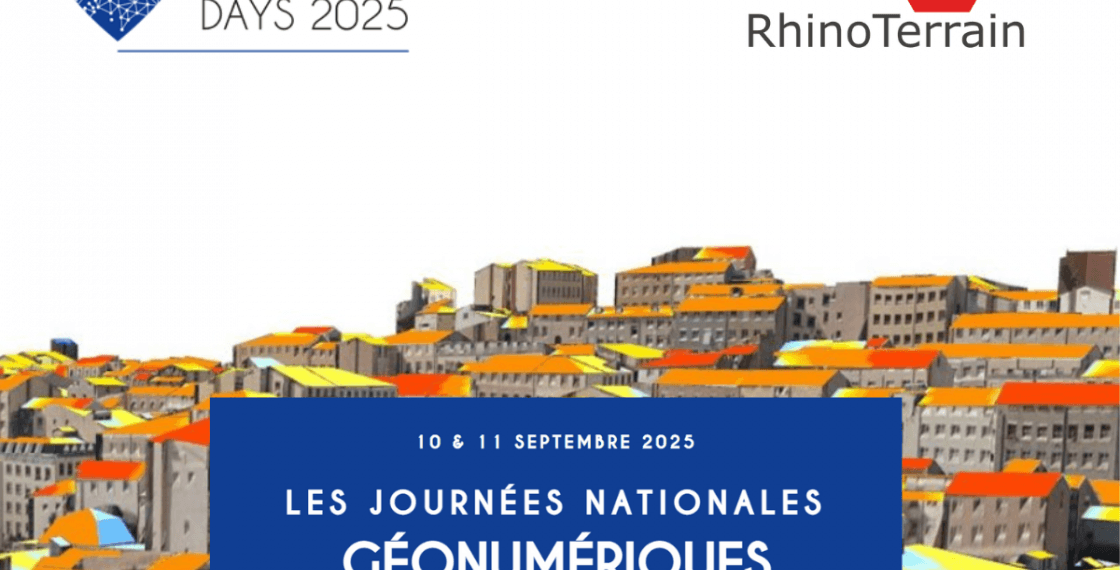 RhinoTerrain sera présent aux GéoData Days